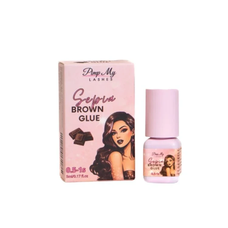 Klej-do-przedluzania-rzes-kolor-ciemny-braz-05s-Sepia-Brown-Glue-Pimp-My-Lashes-2-768x768.webp
